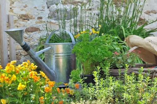 Before-and-after style garden redesign elements for an Earlscourt home